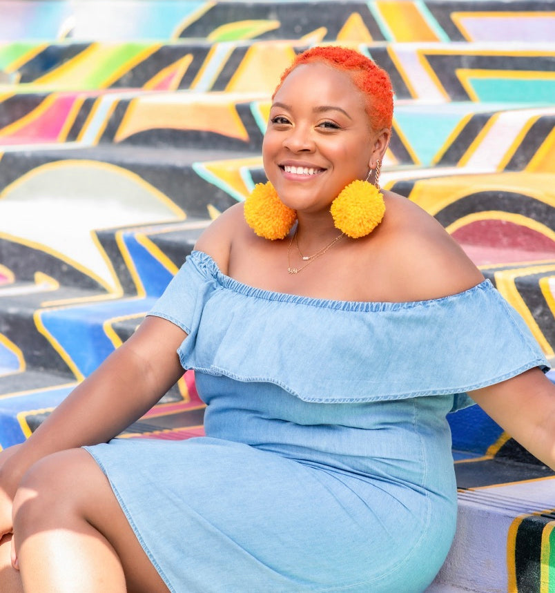 Puff Ball Earrings