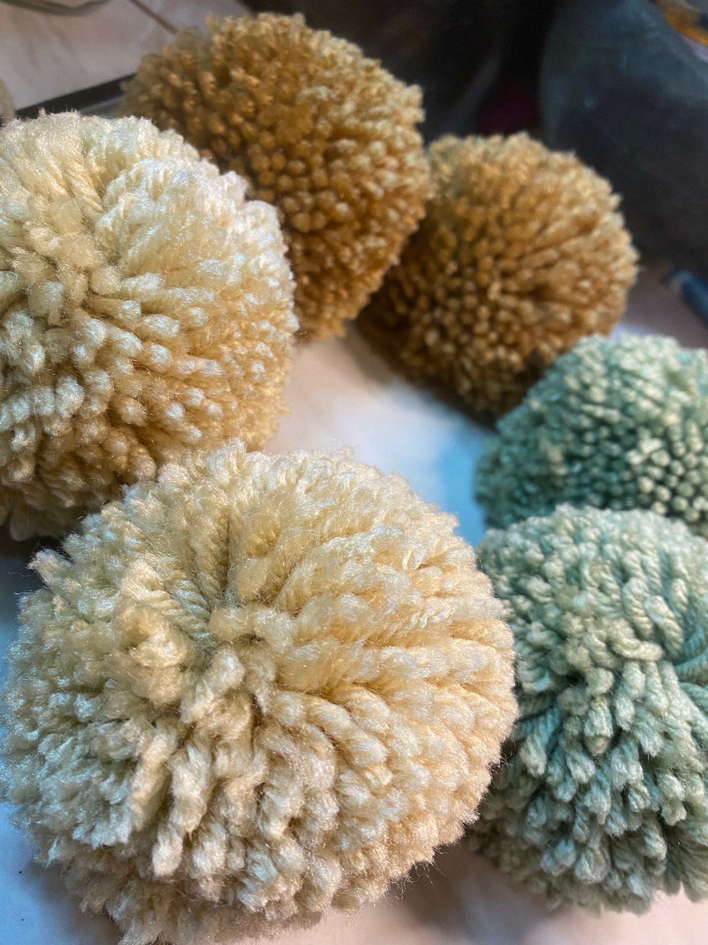 Puff Ball Earrings