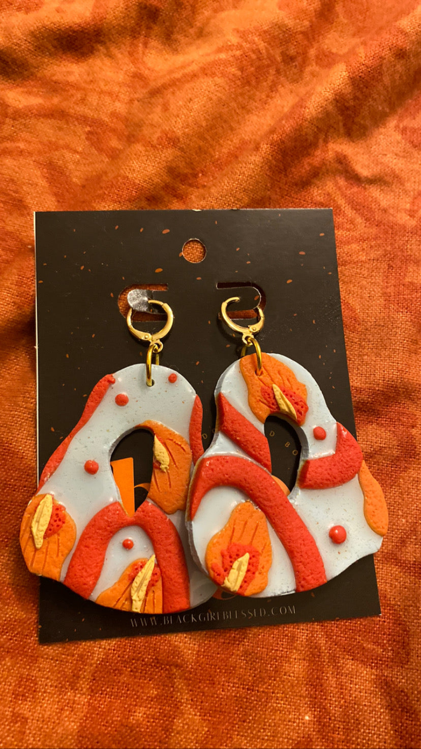 Aggie fan fest earrings