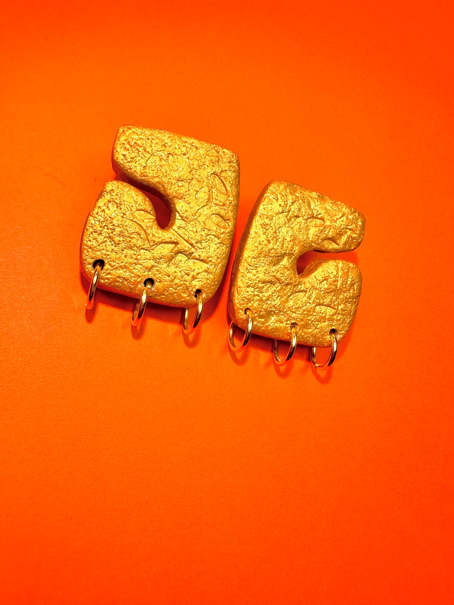 Chunky Gold hoops 2