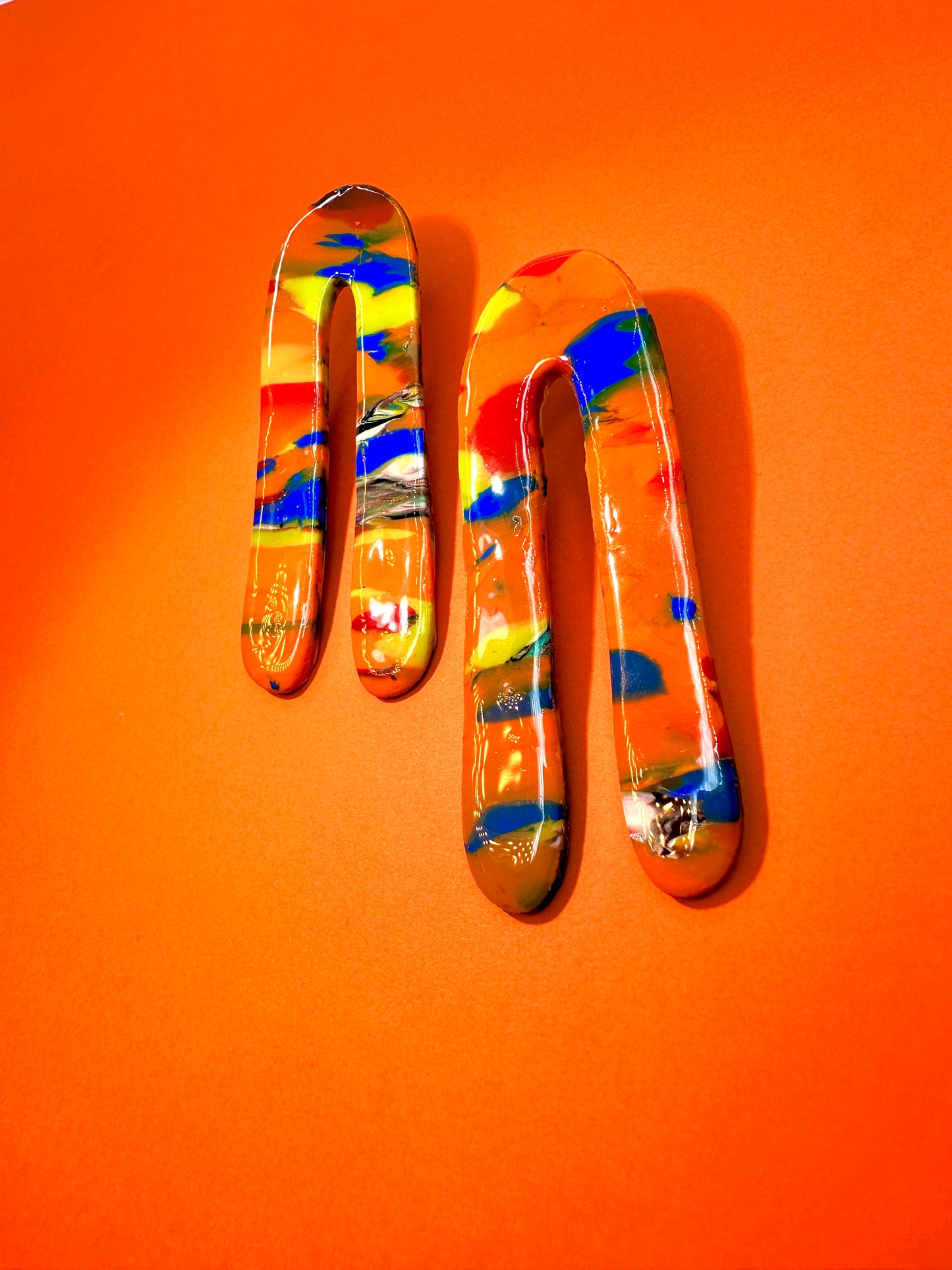 Oblong arches-orange